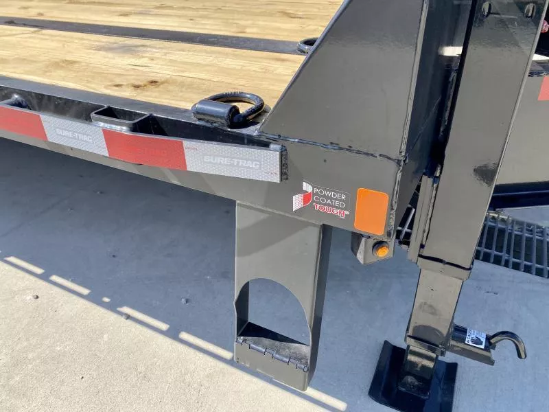 2025 Sure-Trac 102x25' HD Beavertail Deckover Trailer 17600# GVW * 8000# AXLES * 17.5" 16-PLY TIRES * 3 3/8" BRAKES * FULL WIDTH RAMPS * 12" I-BEAM * PIERCED FRAME * RUBRAIL/STAKE POCKETS/PIPE SPOOLS/10 D-RINGS 015btozr8fg