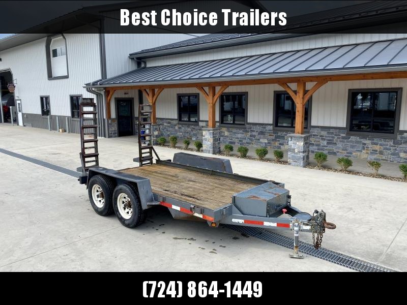 USED Viking Spirit 7x12' Equipment Trailer 12000# GVW * STAND UP RAMPS * TOOLBOX * ADJUSTABLE PINTLE COUPLER * SWIVEL JACK * D-RINGS/STAKE POCKETS * LOW DECK HEIGHT USED Viking Spirit 7x12' Equipment Trailer 12000# GVW * STAND UP RAMPS * TOOLBOX * ADJUSTABLE PINTLE COUPLER * SWIVEL JACK * D-RINGS/STAKE POCKETS * LOW DECK HEIGHT