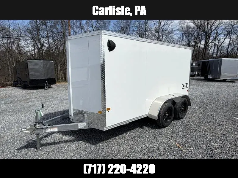 2026 EZ Hauler 6x12' Aluminum Enclosed Cargo Trailer 2990# GVW * BARN DOORS * WHITE .080 POLYCOR EXTERIOR * ALUMINUM WHEELS * SCREWLESS * ONE PC ROOF * DEXTER AXLES * RV DOOR 1775928532