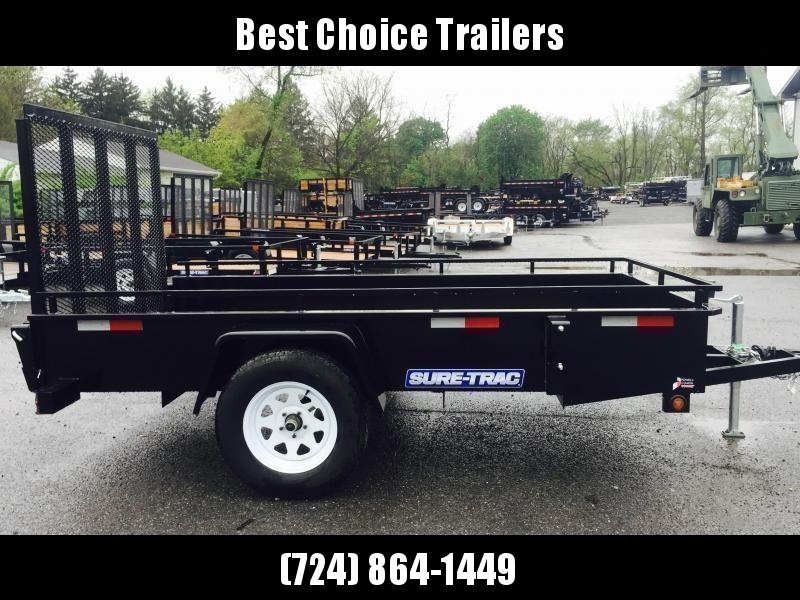 2021 Sure-Trac 6x10' Solid Side Utility Landscape Trailer 2990# GVW * 2X2" TUBE GATE C/M + SPRING ASSIST * FOLD FLAT GATE * TOOLESS GATE REMOVAL * SPARE MOUNT * PROTECTED WIRING * SET BACK JACK * TRIPLE TUBE TONGUE * HD FENDERS * TUBE BUMPER * HIGH SIDE 2021 Sure-Trac 6x10' Solid Side Utility Landscape Trailer 2990# GVW * 2X2" TUBE GATE C/M + SPRING ASSIST * FOLD FLAT GATE * TOOLESS GATE REMOVAL * SPARE MOUNT * PROTECTED WIRING * SET BACK JACK * TRIPLE TUBE TONGUE * HD FENDERS * TUBE BUMPER * HIGH SIDE