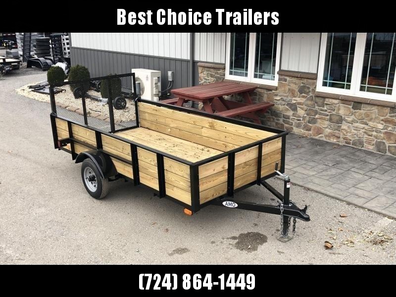 2021 AMO 5x8' Wood High Side Angle Iron Utility Landscape Trailer 2200# GVW * 3-BOARD HIGH SIDE * GATE * A-FRAME TONGUE * A-FRAME JACK * 2" BALL 2021 AMO 5x8' Wood High Side Angle Iron Utility Landscape Trailer 2200# GVW * 3-BOARD HIGH SIDE * GATE * A-FRAME TONGUE * A-FRAME JACK * 2" BALL