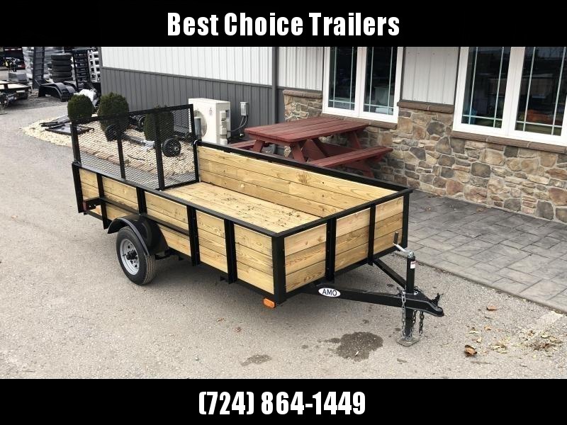 2021 AMO 5x8' Wood High Side Angle Iron Utility Landscape Trailer 2200# GVW * 3-BOARD HIGH SIDE * GATE * A-FRAME TONGUE * A-FRAME JACK * 2" BALL 2021 AMO 5x8' Wood High Side Angle Iron Utility Landscape Trailer 2200# GVW * 3-BOARD HIGH SIDE * GATE * A-FRAME TONGUE * A-FRAME JACK * 2" BALL