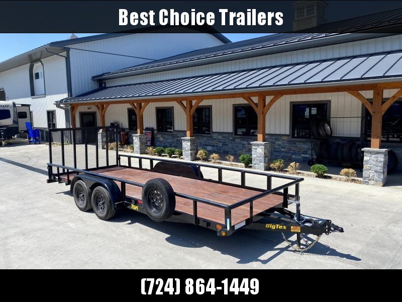 USED 2021 Big Tex 7x20' 70PI-X Pipe Top Landscape Utility Trailer 7000# GVW * PIPE TOP * HD 2X2" GATE * SPRING ASSIST * STAKE POCKETS * ADJUSTABLE COUPLER * SPARE TIRE * LEDS USED 2021 Big Tex 7x20' 70PI-X Pipe Top Landscape Utility Trailer 7000# GVW * PIPE TOP * HD 2X2" GATE * SPRING ASSIST * STAKE POCKETS * ADJUSTABLE COUPLER * SPARE TIRE * LEDS
