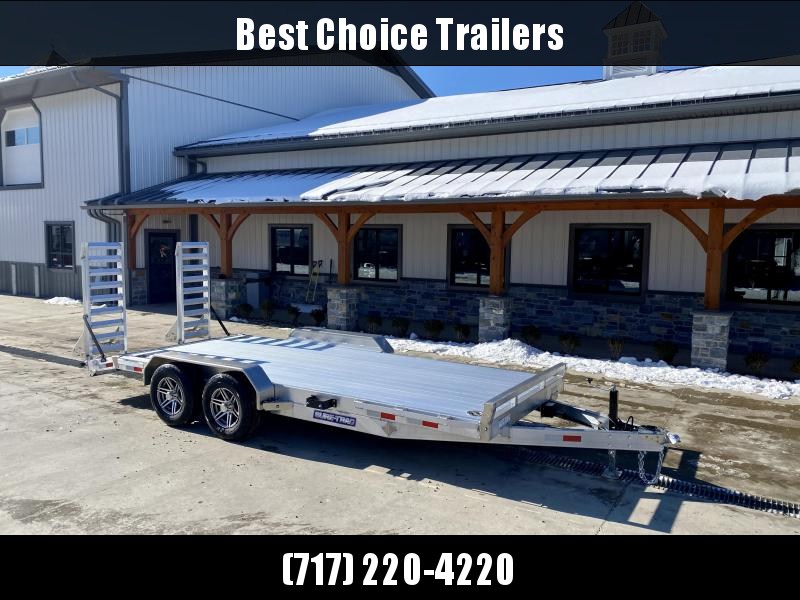 2022 Sure-Trac 7x18' Aluminum Equipment Trailer 9900# GVW * EXTRUDED ALUMINUM FLOOR * ALUMINUM STAND UP RAMPS * ALUMINUM WHEELS * SPARE TIRE MOUNT * STAKE POCKETS/RUBRAIL * SET BACK DROP LEG JACK * REMOVABLE FENDERS * CLEARANCE 2022 Sure-Trac 7x18' Aluminum Equipment Trailer 9900# GVW * EXTRUDED ALUMINUM FLOOR * ALUMINUM STAND UP RAMPS * ALUMINUM WHEELS * SPARE TIRE MOUNT * STAKE POCKETS/RUBRAIL * SET BACK DROP LEG JACK * REMOVABLE FENDERS * CLEARANCE