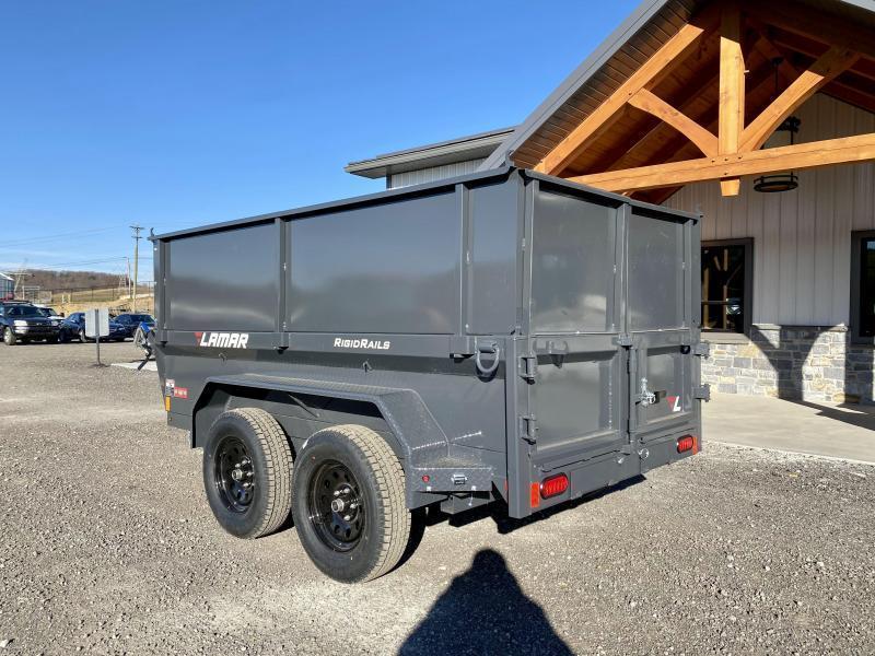 2021 Lamar 5x10' High Side Dump Trailer 7000 GVW * 2' SIDE EXTENSIONS