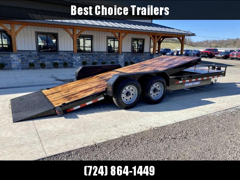 2021 Sure Trac 7x22' Gravity Tilt Equipment Trailer 16000# GVW * TOOLBOX * OAK DECK * 8000# AXLE UPGRADE * 18+4' SPLIT DECK * 17.5" 16-PLY RUBBER * 3 3/8" BRAKES * 8" TONGUE/FRAME/BEDFRAME UPGRADE * HD COUPLER * 12K JACK * RUBRAIL/STAKE POCKETS/D-RINGS * 2021 Sure Trac 7x22' Gravity Tilt Equipment Trailer 16000# GVW * TOOLBOX * OAK DECK * 8000# AXLE UPGRADE * 18+4' SPLIT DECK * 17.5" 16-PLY RUBBER * 3 3/8" BRAKES * 8" TONGUE/FRAME/BEDFRAME UPGRADE * HD COUPLER * 12K JACK * RUBRAIL/STAKE POCKETS/D-RINGS *