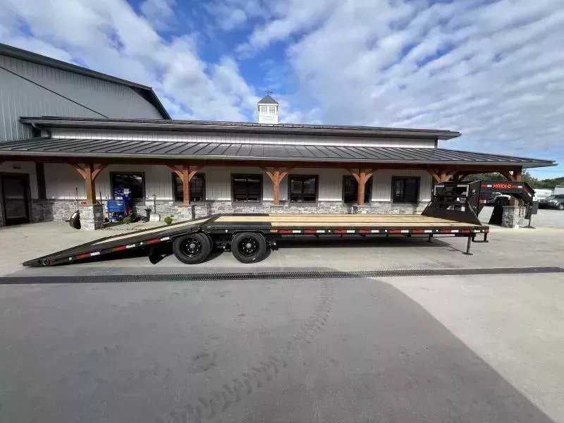 2026 MAXXD 102x40' YDX Gooseneck Hydraulic Dovetail Flatbed Trailer 30000# GVW * ENGINEERED NECK + FRAME * HYDRAULIC JACKS * TORQUE TUBE * 12" O.C. I-BEAM C/M * 15000# AXLES W/ EOH BRAKES * 17.5" 16-PLY RUBBER * HDSS SUSPENSION * WIRELESS * CARGO LIGHTS