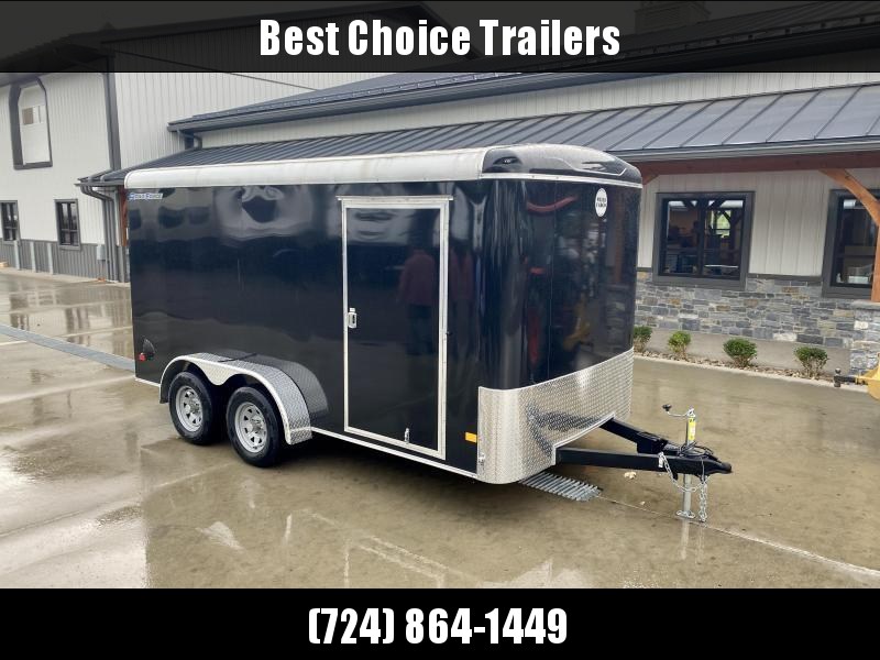 2022 Wells Cargo 7x14' Road Force Enclosed Cargo Trailer 7000# GVW * BLACK EXTERIOR * RAMP DOOR * ROUND TOP * SCREWLESS .030 EXTERIOR * 6'6" HEIGHT * TUBE STUDS * 1 PC ROOF * 16" O.C. WALLS/FLOOR * RV DOOR * ARMOR GUARD * BULLET LED'S 2022 Wells Cargo 7x14' Road Force Enclosed Cargo Trailer 7000# GVW * BLACK EXTERIOR * RAMP DOOR * ROUND TOP * SCREWLESS .030 EXTERIOR * 6'6" HEIGHT * TUBE STUDS * 1 PC ROOF * 16" O.C. WALLS/FLOOR * RV DOOR * ARMOR GUARD * BULLET LED'S