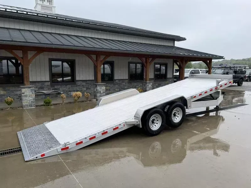 2026 Nordtek 7x24' Aluminum Power Tilt Equipment Trailer 16000# GVW * 8000# AXLES * HYDRAULIC JACK * EXTRUDED ALUMINUM FLOOR * ALUMINUM TOOLBOX * 8" CHANNEL TONGUE FRAME * ALUMINUM WHEELS * ADJUSTABLE COUPLER * 4" CHANNEL CROSSMEMBERS