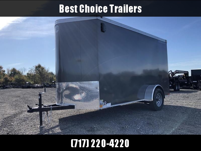 2021 Wells Cargo 6x10' Road Force Enclosed Cargo Trailer 2990# GVW * SILVER EXTERIOR * RAMP DOOR * V-NOSE * SCREWLESS .030 EXTERIOR * 6'6" HEIGHT * TUBE STUDS * 1 PC ROOF * 16" O.C. C/M * ARMOR GUARD * RV DOOR * BULLET LED'S 2021 Wells Cargo 6x10' Road Force Enclosed Cargo Trailer 2990# GVW * SILVER EXTERIOR * RAMP DOOR * V-NOSE * SCREWLESS .030 EXTERIOR * 6'6" HEIGHT * TUBE STUDS * 1 PC ROOF * 16" O.C. C/M * ARMOR GUARD * RV DOOR * BULLET LED'S