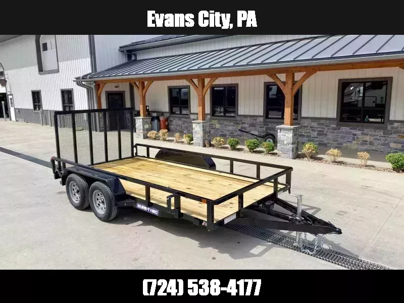 NEW Big Tex Trailers 70PI 7X18' Tube Top Landscape Utility