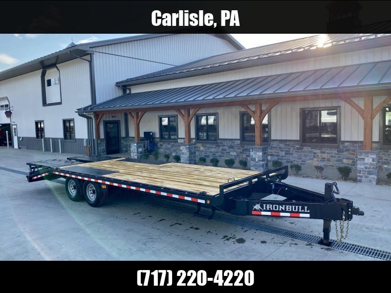 2022 Ironbull 102x24' Beavertail Deckover 14000# GVW * FULL WIDTH ...