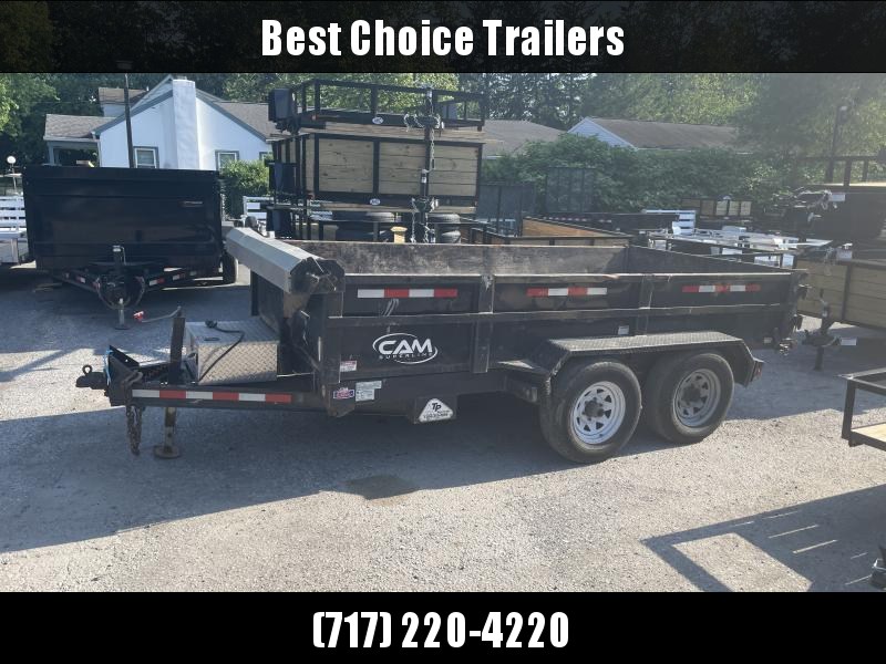 USED 2018 Cam Superline 6x12' Dump Trailer * TARP KIT * ALUMINUM TOOLBOX * ADJUSTABLE COUPLER * DROP LEG JACK * COMBO GATE * RAMPS * 110V CHARGER USED 2018 Cam Superline 6x12' Dump Trailer * TARP KIT * ALUMINUM TOOLBOX * ADJUSTABLE COUPLER * DROP LEG JACK * COMBO GATE * RAMPS * 110V CHARGER