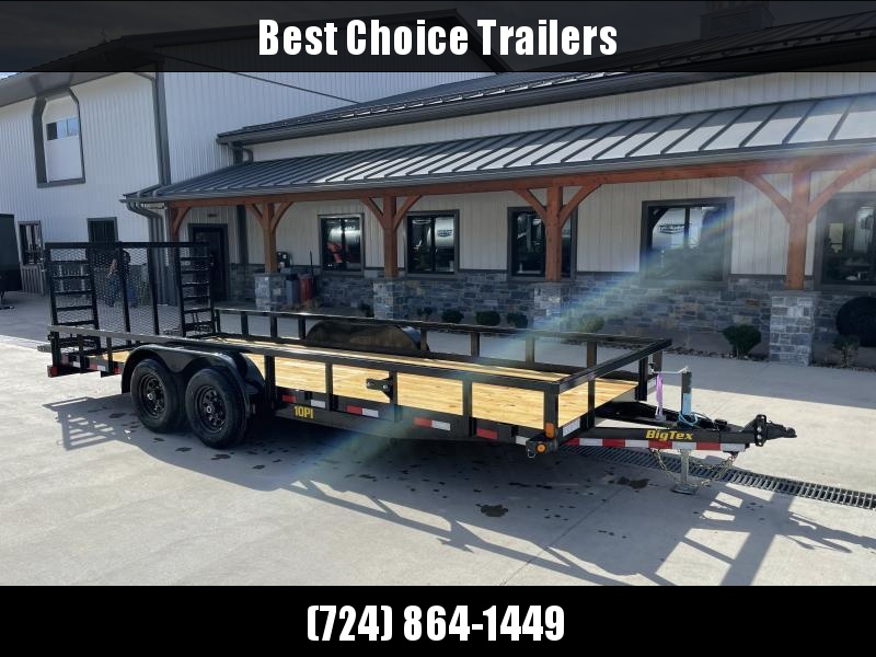 2023 Big Tex Trailers 10PI 7X20' Tube Top Landscape Utility Trailer 9990# GVW * SUPER DUTY GATE * ADJUSTABLE COUPLER * 3X3" TUBE TOP RAIL * LED * SETBACK JACK * (4) TIE DOWNS * 5" TONGUE AND FRAME * DEXTER AXLES * SPARE MOUNT 2023 Big Tex Trailers 10PI 7X20' Tube Top Landscape Utility Trailer 9990# GVW * SUPER DUTY GATE * ADJUSTABLE COUPLER * 3X3" TUBE TOP RAIL * LED * SETBACK JACK * (4) TIE DOWNS * 5" TONGUE AND FRAME * DEXTER AXLES * SPARE MOUNT