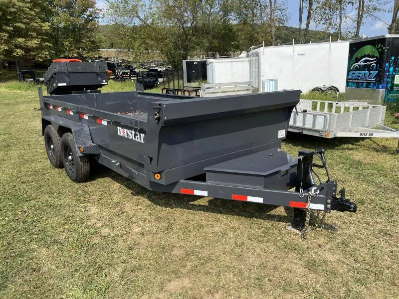 2025 Ironbull 7x14' Dump Trailer 14000# GVW * TARP KIT * 5X16 SCISSOR HOIST * 10GA FLOOR * FRONT/REAR BULKHEAD * UNDERMOUNT RAMPS