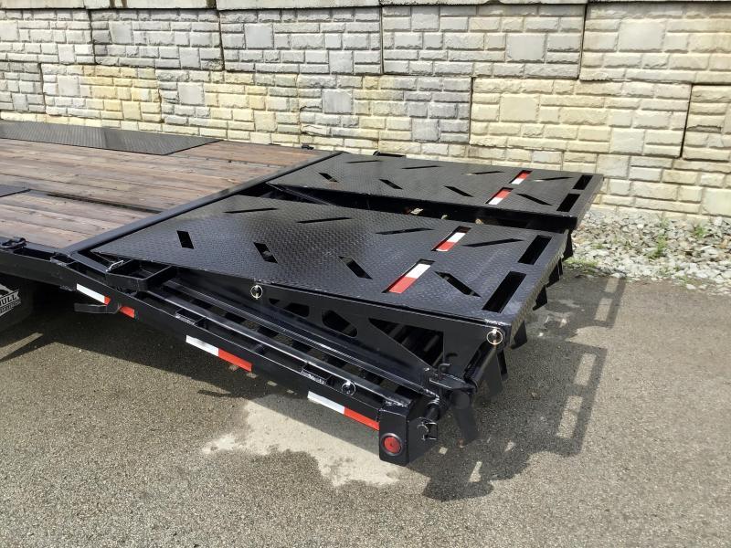 2021 Ironbull 102x26' Pintle Beavertail Deckover Trailer 25990# GVW ...