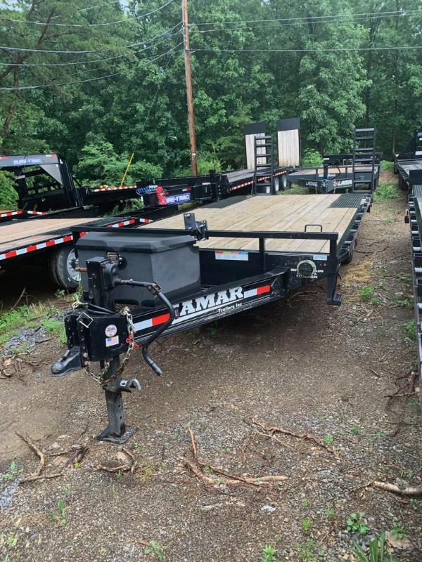 USED 2020 Lamar 102x20' Beavertail Deckover Trailer 14000# GVW * DELUXE OVERWIDTH RAMPS W/ MESH FACE + SPRING ASSIST * CHARCOAL * TOOL TRAY * HD COUPLER * I-BEAM FRAME * 16" O.C. C/M * RUBRAIL/STAKE POCKETS/PIPE SPOOLS * CHANNEL SIDE RAIL * 4X8" TUBE USED 2020 Lamar 102x20' Beavertail Deckover Trailer 14000# GVW * DELUXE OVERWIDTH RAMPS W/ MESH FACE + SPRING ASSIST * CHARCOAL * TOOL TRAY * HD COUPLER * I-BEAM FRAME * 16" O.C. C/M * RUBRAIL/STAKE POCKETS/PIPE SPOOLS * CHANNEL SIDE RAIL * 4X8" TUBE