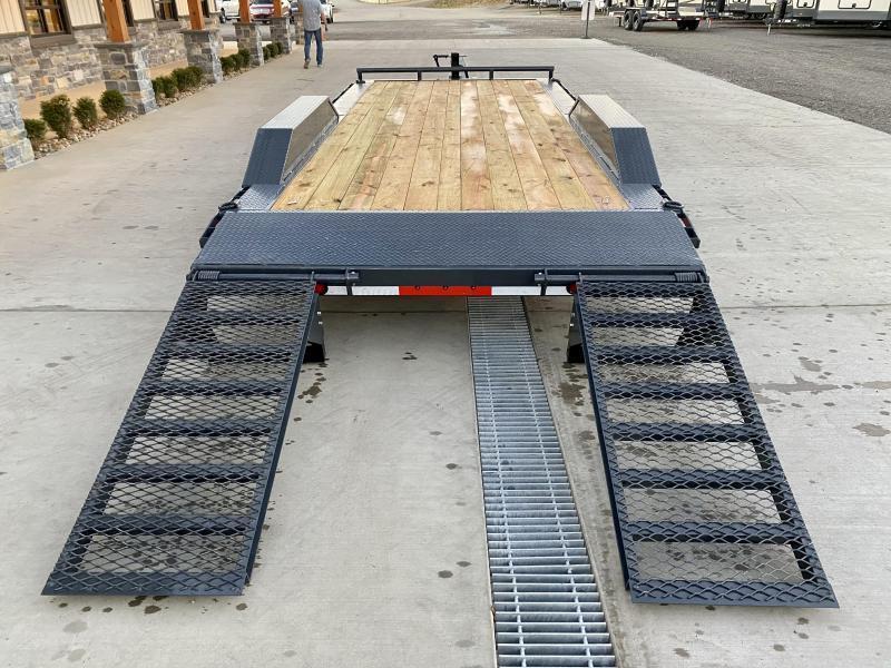 2021 Lamar 102x20' Equipment Trailer 14000 GVW * DELUXE RAMPS