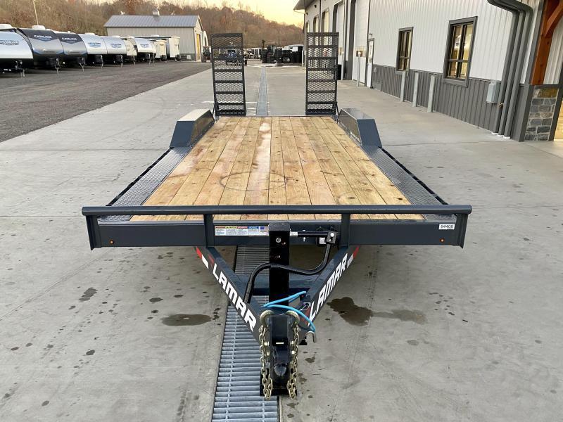 2021 Lamar 102x20' Equipment Trailer 14000 GVW * DELUXE RAMPS