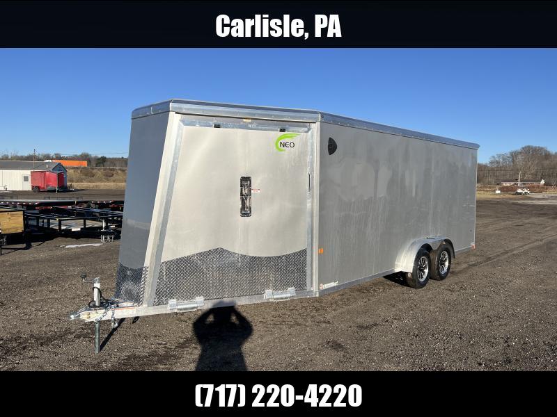 2025 NEO 7.5x23' NASX Aluminum Round Top Enclosed Snowmobile All