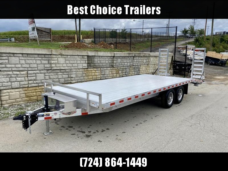 2021 H&H 102x22' Aluminum Beavertail Deckover Trailer 14000# GVW * TORSION * ALUMINUM STAND UP RAMPS W/ SPRING ASSIST * STACKED CHANNEL FRAME * CHANNEL C/M * 12K JACK * ADJUSTABLE COUPLER * SELF CLEANING ALUMINUM DOVETAIL * ALUMNIUM WHEELS * EXTRUDED FLOO 2021 H&H 102x22' Aluminum Beavertail Deckover Trailer 14000# GVW * TORSION * ALUMINUM STAND UP RAMPS W/ SPRING ASSIST * STACKED CHANNEL FRAME * CHANNEL C/M * 12K JACK * ADJUSTABLE COUPLER * SELF CLEANING ALUMINUM DOVETAIL * ALUMNIUM WHEELS * EXTRUDED FLOO