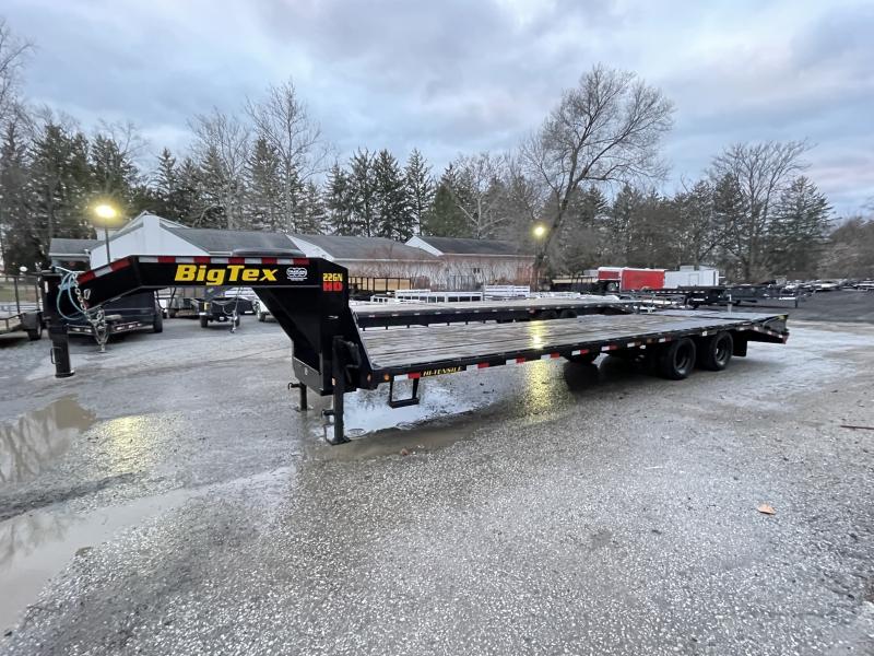 USED 2021 Big Tex Trailers 22GN 102x30' HD Gooseneck Beavertail
