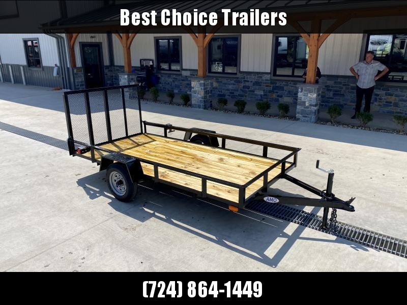 2022 AMO 5x10' Angle Iron Utility Landscape Trailer 2200# GVW * GATE * A-FRAME TONGUE * A-FRAME JACK * 2" BALL * CLEARANCE 2022 AMO 5x10' Angle Iron Utility Landscape Trailer 2200# GVW * GATE * A-FRAME TONGUE * A-FRAME JACK * 2" BALL * CLEARANCE