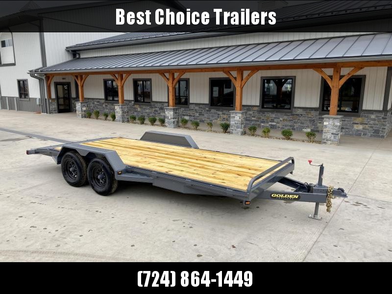 2022 Corn Pro 7x22' Wood Deck Car Hauler 9900# GVW * REAR SLIDE OUT RAMPS * DIAMOND PLATE FENDERS * RUNNING BOARDS * RUBRAIL/STAKE POCKETS/CHAIN SPOOLS * DEMCO EZ LATCH COUPLER * CHAIN TRAY * DIAMOND PLATE DOVETAIL * URETHANE PAINT * 16" O.C. C/M 2022 Corn Pro 7x22' Wood Deck Car Hauler 9900# GVW * REAR SLIDE OUT RAMPS * DIAMOND PLATE FENDERS * RUNNING BOARDS * RUBRAIL/STAKE POCKETS/CHAIN SPOOLS * DEMCO EZ LATCH COUPLER * CHAIN TRAY * DIAMOND PLATE DOVETAIL * URETHANE PAINT * 16" O.C. C/M