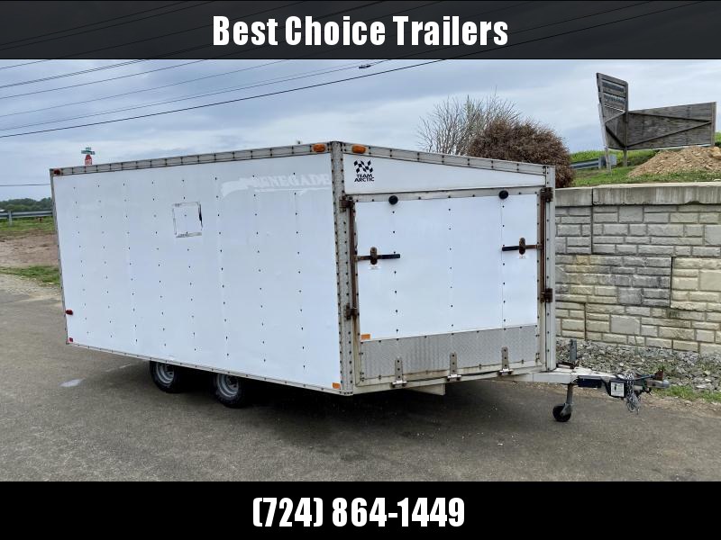 USED Rance Aluminum Trailers 8x12' Snowmobile Trailer 4400# GVW * SPARE TIRE USED Rance Aluminum Trailers 8x12' Snowmobile Trailer 4400# GVW * SPARE TIRE