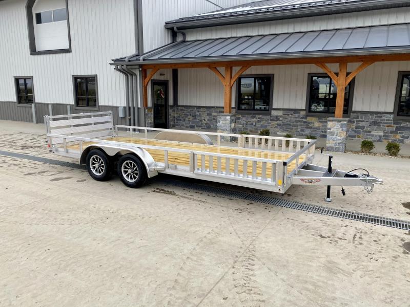 2021 H&H 7x16' TRSA Aluminum ATV Utility Landscape Trailer 7000# GVW * ATV RAMPS * ALUMINUM WHEELS * BI-FOLD GATE * SIDE LOAD RAMPS 2021 H&H 7x16' TRSA Aluminum ATV Utility Landscape Trailer 7000# GVW * ATV RAMPS * ALUMINUM WHEELS * BI-FOLD GATE * SIDE LOAD RAMPS
