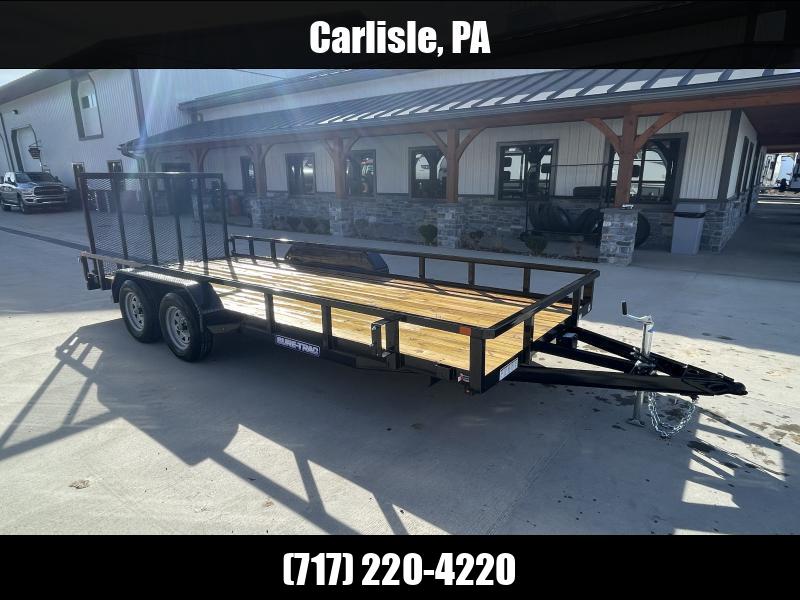2025 Sure-Trac 7x18' Tube Top Utility Landscape Trailer 7000# GVW * 3x4 ...