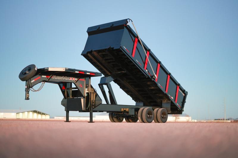 2025 RawMaxx 8x16' Deckover Dump Trailer 20000# GVW * 10000