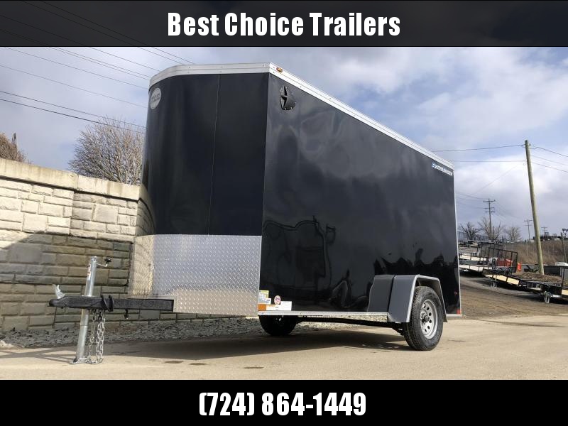 2021 Wells Cargo 6x12' Road Force Enclosed Cargo Trailer 2990# GVW * BLACK EXTERIOR * RAMP DOOR * V-NOSE * SCREWLESS .030 EXTERIOR * 6'6" HEIGHT * TUBE STUDS * 1 PC ROOF * 16" O.C. C/M * ARMOR GUARD * RV DOOR * BULLET LED'S 2021 Wells Cargo 6x12' Road Force Enclosed Cargo Trailer 2990# GVW * BLACK EXTERIOR * RAMP DOOR * V-NOSE * SCREWLESS .030 EXTERIOR * 6'6" HEIGHT * TUBE STUDS * 1 PC ROOF * 16" O.C. C/M * ARMOR GUARD * RV DOOR * BULLET LED'S