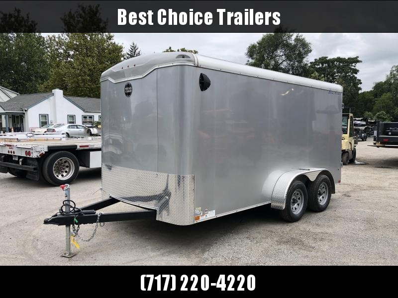 2021 Wells Cargo 7x14' Road Force Enclosed Cargo Trailer 7000# GVW * SILVER EXTERIOR * RAMP DOOR * ROUND TOP * SCREWLESS .030 EXTERIOR * 6'6" HEIGHT * TUBE STUDS * 1 PC ROOF * 16" O.C. WALLS/FLOOR * RV DOOR * ARMOR GUARD * BULLET LED'S 2021 Wells Cargo 7x14' Road Force Enclosed Cargo Trailer 7000# GVW * SILVER EXTERIOR * RAMP DOOR * ROUND TOP * SCREWLESS .030 EXTERIOR * 6'6" HEIGHT * TUBE STUDS * 1 PC ROOF * 16" O.C. WALLS/FLOOR * RV DOOR * ARMOR GUARD * BULLET LED'S