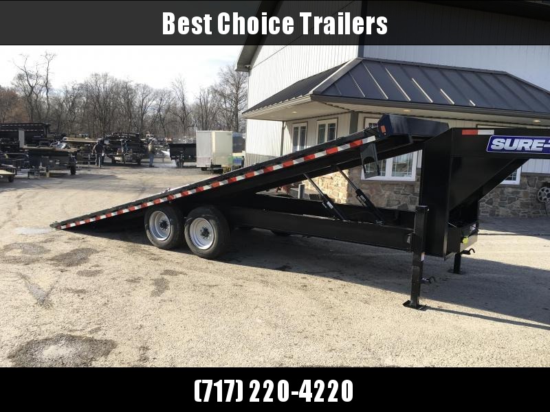 2021 Sure-Trac 102x24' Gooseneck Power Tilt Deckover 17600# GVW * 8000# AXLES * 17.5" 16-PLY TIRES * WINCH PLATE * OAK DECK * DUAL HYDRAULIC JACKS * 4X4X1/4" TUBE BED RUNNERS * DUAL PISTON * 10" I-BEAM * RUBRAIL/STAKE POCKETS/PIPE SPOOLS/8 2021 Sure-Trac 102x24' Gooseneck Power Tilt Deckover 17600# GVW * 8000# AXLES * 17.5" 16-PLY TIRES * WINCH PLATE * OAK DECK * DUAL HYDRAULIC JACKS * 4X4X1/4" TUBE BED RUNNERS * DUAL PISTON * 10" I-BEAM * RUBRAIL/STAKE POCKETS/PIPE SPOOLS/8