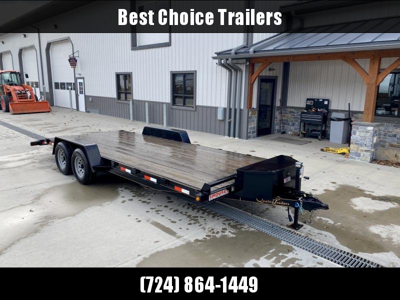 USED 2021 Quality Trailers 7x20' Car Hauler 8500# GVW * WOOD DECK * TOOLBOX * STAKE POCKETS * SLIDE OUT RAMPS * DIAMOND PLATE FENDERS * LEDS USED 2021 Quality Trailers 7x20' Car Hauler 8500# GVW * WOOD DECK * TOOLBOX * STAKE POCKETS * SLIDE OUT RAMPS * DIAMOND PLATE FENDERS * LEDS