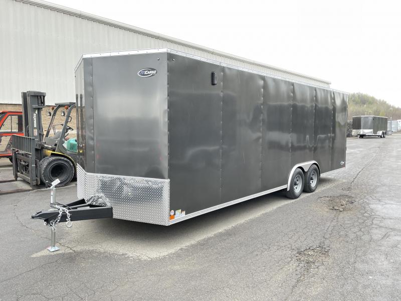 2021 ITI Cargo 8.5x24 Enclosed Car Hauler Trailer 9900# GVW * 7' HEIGHT - UTV PKG * CHARCOAL EXTERIOR * .030 SEMI-SCREWLESS * RV DOOR * 1 PC ROOF * 3/8" WALLS * 3/4" FLOOR * PLYWOOD * TRIPLE TUBE TONGUE * 6'6" INTERIOR * 24" STONEGUARD * HIGH GLOSS PAINTE 2021 ITI Cargo 8.5x24 Enclosed Car Hauler Trailer 9900# GVW * 7' HEIGHT - UTV PKG * CHARCOAL EXTERIOR * .030 SEMI-SCREWLESS * RV DOOR * 1 PC ROOF * 3/8" WALLS * 3/4" FLOOR * PLYWOOD * TRIPLE TUBE TONGUE * 6'6" INTERIOR * 24" STONEGUARD * HIGH GLOSS PAINTE