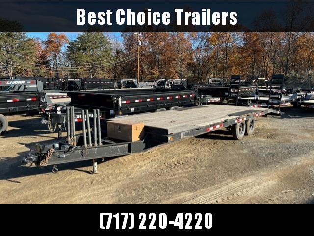 USED 2005 Deckover Beavertail Flatbed Trailer 9990# GVW * STAND UP RAMPS * TOOLBOX * I-BEAM FRAME USED 2005 Deckover Beavertail Flatbed Trailer 9990# GVW * STAND UP RAMPS * TOOLBOX * I-BEAM FRAME