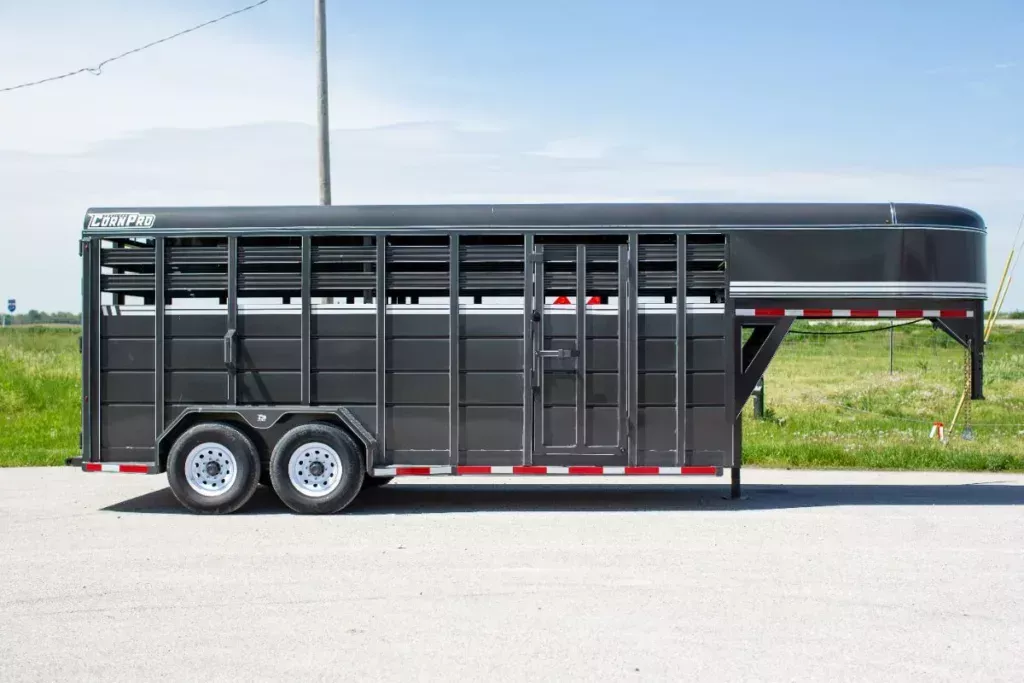 2025 Corn Pro 24' Gooseneck Livestock Trailer 14000# GVW