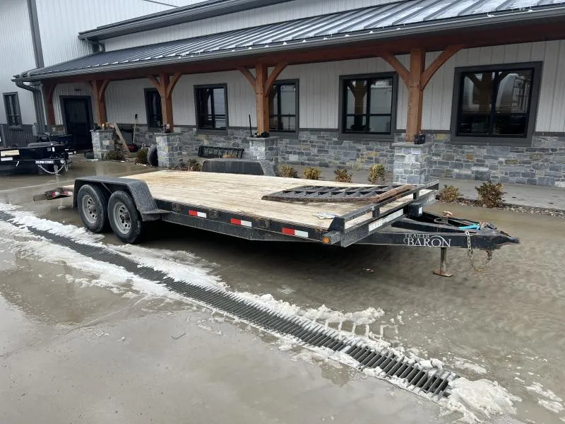 USED 2020 Quality Trailers 7X20 9990 GVW Car Hauler * SLIDE IN RAMPS * TRIPLE TUBE TONGUE * STAKE POCKETS * LED LIGHTS * 