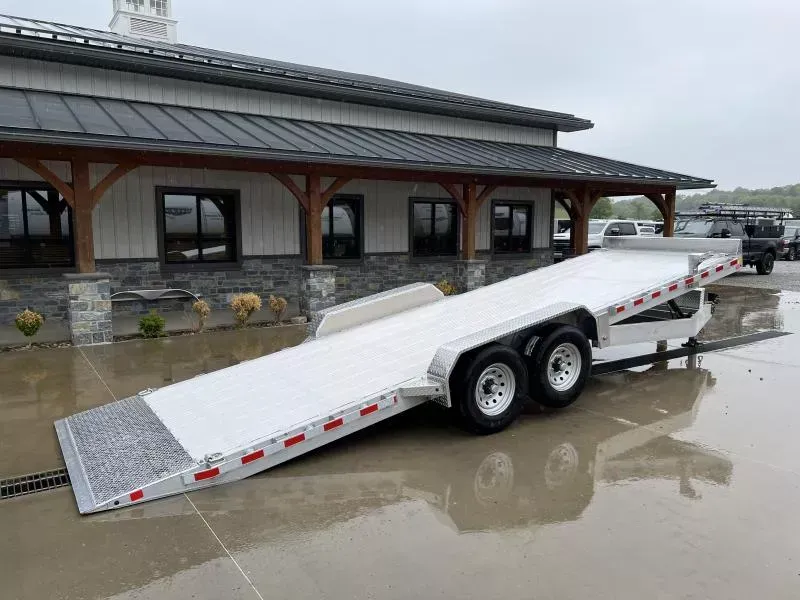 2026 Nordtek 7x24' Aluminum Power Tilt Equipment Trailer 16000# GVW * 8000# AXLES * HYDRAULIC JACK * EXTRUDED ALUMINUM FLOOR * ALUMINUM TOOLBOX * 8" CHANNEL TONGUE FRAME * ALUMINUM WHEELS * ADJUSTABLE COUPLER * 4" CHANNEL CROSSMEMBERS