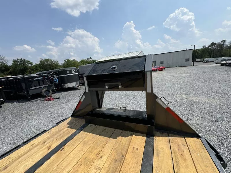 2026 MAXXD 102x40' LHX Gooseneck Beavertail Deckover Trailer 40000# GVW * 3" BALL COUPLER * ENGINEERED BEAM * HYDRAULIC JACKS * 16K AXLES * EOH BRAKES * JUNIOR I-BEAM C/M 12" O.C. * HDSS SUSPENSION * FULL WIDTH RAMPS * METALLIC GREY * 17.5'S LTmA0equuvi0