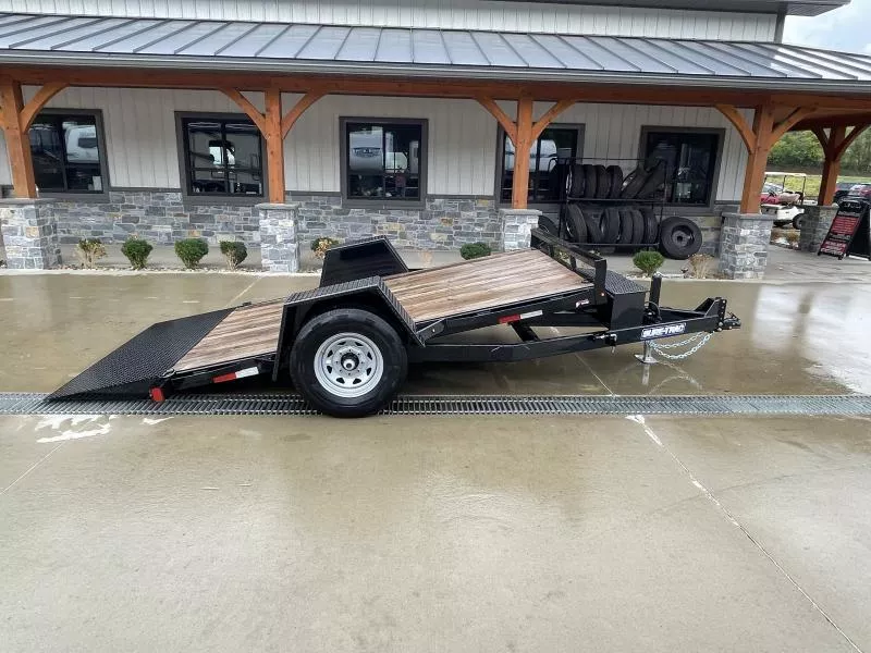 2025 Sure-Trac 5x10' 6000# GVW Tilt Equipment Trailer Scissor Hauler * TORSION AXLES * TOOLBOX * ADJUSTABLE COUPLER * DROP LEG JACK