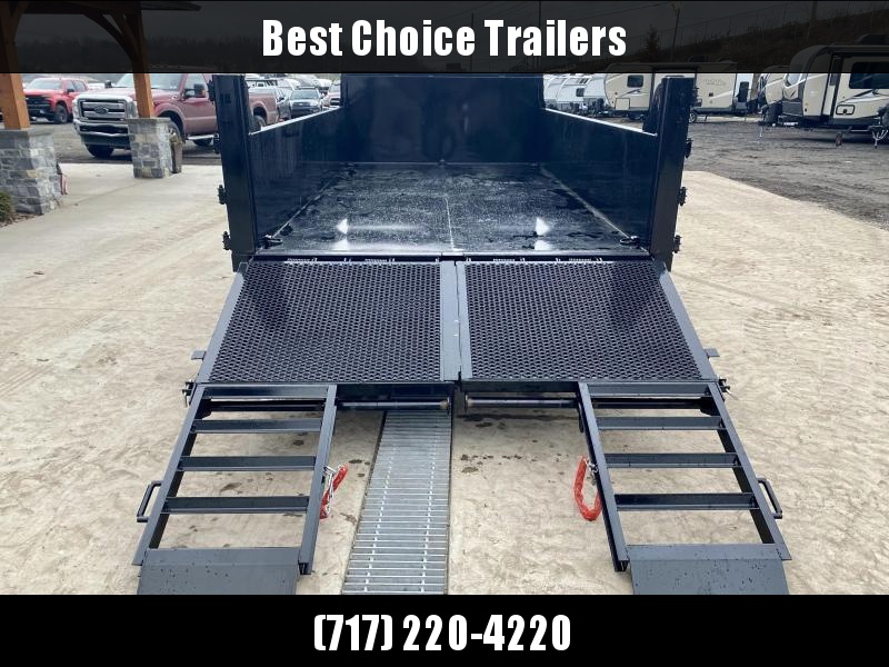 2022 QSA 7x16' Dump Trailer 14000# GVW * TELESCOPIC HOIST * FRONT/REAR BULKHEAD * STAB JACKS * RAMP/BARN DOOR COMBO GATE * ADJUSTABLE COUPLER * DROP LEG JACK * D-RINGS * SPARE TIRE MOUNT * TARP PREP 2022 QSA 7x16' Dump Trailer 14000# GVW * TELESCOPIC HOIST * FRONT/REAR BULKHEAD * STAB JACKS * RAMP/BARN DOOR COMBO GATE * ADJUSTABLE COUPLER * DROP LEG JACK * D-RINGS * SPARE TIRE MOUNT * TARP PREP
