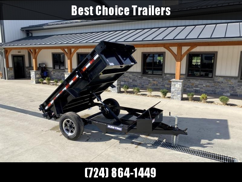 2023 Sure-Trac 5x8' Single Axle Dump Trailer 5000# GVW * BARN DOORS * INTEGRATED KEYWAY * SPARE TIRE MOUNT * TARP PREP * D-RINGS * DIAMOND PLATE FENDERS * POWER UP/POWER DOWN * TRIPLE TUBE TONGUE * BULLET LED'S * RADIALS * POWDERCOATED 2023 Sure-Trac 5x8' Single Axle Dump Trailer 5000# GVW * BARN DOORS * INTEGRATED KEYWAY * SPARE TIRE MOUNT * TARP PREP * D-RINGS * DIAMOND PLATE FENDERS * POWER UP/POWER DOWN * TRIPLE TUBE TONGUE * BULLET LED'S * RADIALS * POWDERCOATED