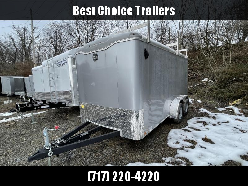 2020 Wells Cargo 7x14' Road Force Commercial Enclosed Cargo Trailer 7000# GVW * SILVER EXTERIOR * CONTRACTOR PKG * RAMP DOOR * ROUND TOP * SCREWLESS .030 EXTERIOR * 6'6" HEIGHT * TUBE STUDS * 1 PC ROOF * 16" O.C. WALLS/FLOOR * RV DOOR * ARMOR GUARD * BULL 2020 Wells Cargo 7x14' Road Force Commercial Enclosed Cargo Trailer 7000# GVW * SILVER EXTERIOR * CONTRACTOR PKG * RAMP DOOR * ROUND TOP * SCREWLESS .030 EXTERIOR * 6'6" HEIGHT * TUBE STUDS * 1 PC ROOF * 16" O.C. WALLS/FLOOR * RV DOOR * ARMOR GUARD * BULL
