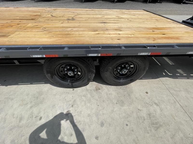 2022 Lamar Trailers 102x25' HD Beavertail Deckover Trailer 16000 GVW