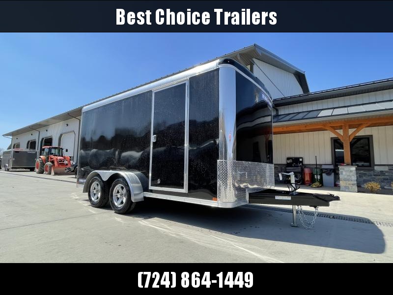 2022 Sure-Trac 7x14' Pro Series Enclosed Cargo Trailer 7000# GVW * BLACK EXTERIOR * TORSION SUSPENSION * .030 SCREWLESS EXTERIOR * ROUND TOP * ALUMINUM WHEELS * 1 PC ROOF * 6'6" HEIGHT * 6" FRAME * 16" O.C. C/M 2022 Sure-Trac 7x14' Pro Series Enclosed Cargo Trailer 7000# GVW * BLACK EXTERIOR * TORSION SUSPENSION * .030 SCREWLESS EXTERIOR * ROUND TOP * ALUMINUM WHEELS * 1 PC ROOF * 6'6" HEIGHT * 6" FRAME * 16" O.C. C/M