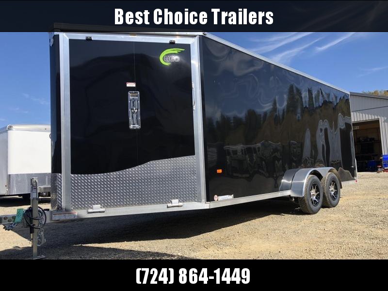 2021 Neo 7x22' NASF Aluminum Enclosed All-Sport Trailer 7000# GVW * 7' HEIGHT UTV PKG * BLACK EXTERIOR * FRONT/REAR NXP RAMP * VINYL WALLS * SPORT TIE DOWN SYSTEM * 16" O.C. FLOOR * PRO STAB JACKS * UPPER CABINET * ALUMINUM WHEELS * SCREWLESS * 1 PC ROOF 2021 Neo 7x22' NASF Aluminum Enclosed All-Sport Trailer 7000# GVW * 7' HEIGHT UTV PKG * BLACK EXTERIOR * FRONT/REAR NXP RAMP * VINYL WALLS * SPORT TIE DOWN SYSTEM * 16" O.C. FLOOR * PRO STAB JACKS * UPPER CABINET * ALUMINUM WHEELS * SCREWLESS * 1 PC ROOF