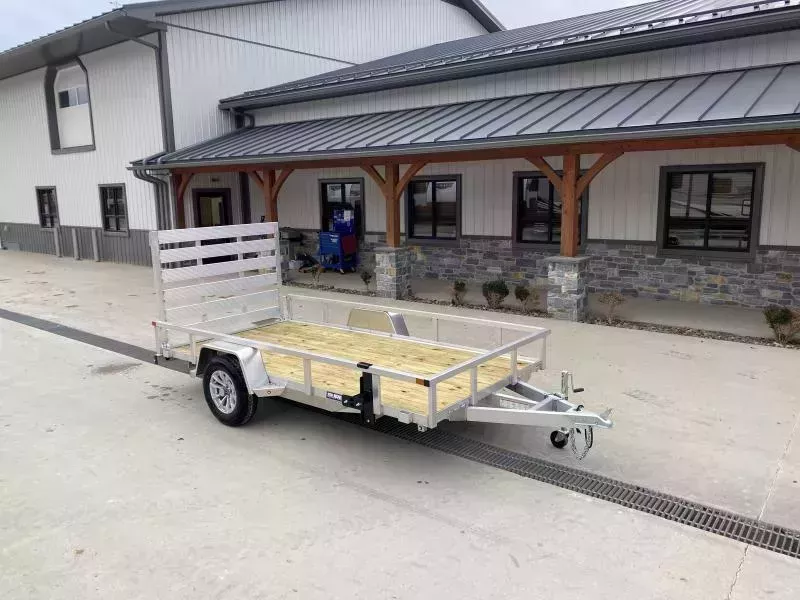 2026 Sure Trac 6x12' Aluminum Utility Landscape Trailer 2990# GVW * ALUMINUM WHEELS * TUBE TOP * TRIPLE TUBE TONGUE * SWIVEL JACK * STAKE POCKETS * EXTENDED 54" GATE
